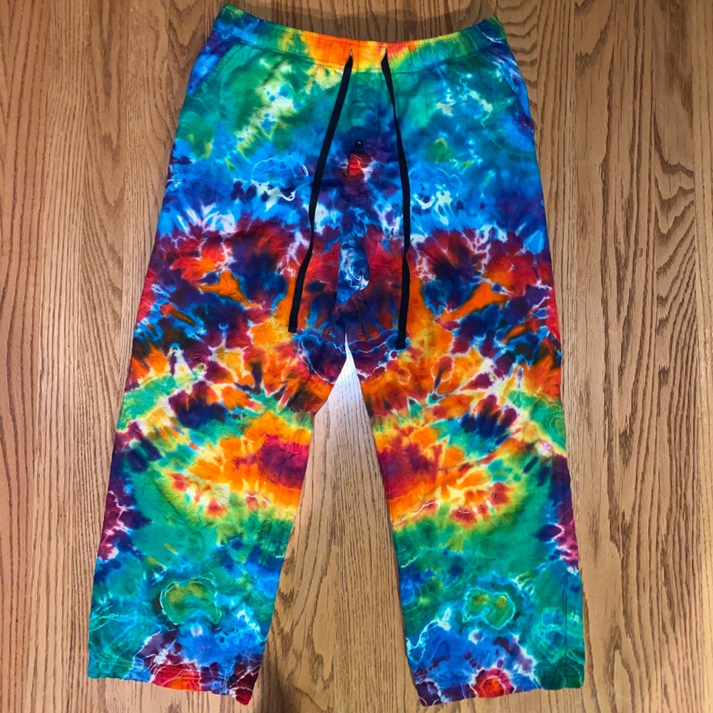 Beautiful psychedelic tie dye pants